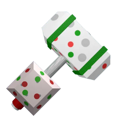 Festive Dots Wrap hammer from Flee the Facility