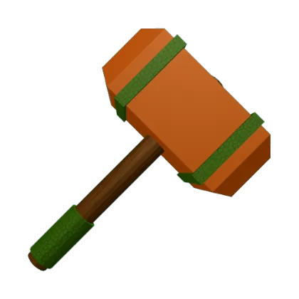 Pumpkin hammer from Flee the Facility