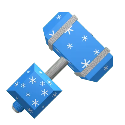 Snowing hammer from Flee the Facility