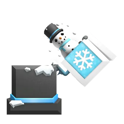 Snowman Box hammer from Flee the Facility